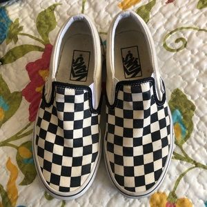 🌼Classic Checkered Slip On Vans🌼